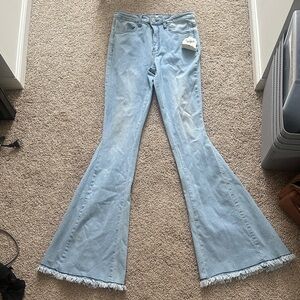 Altar’d State Light Blue Wide Leg Jeans